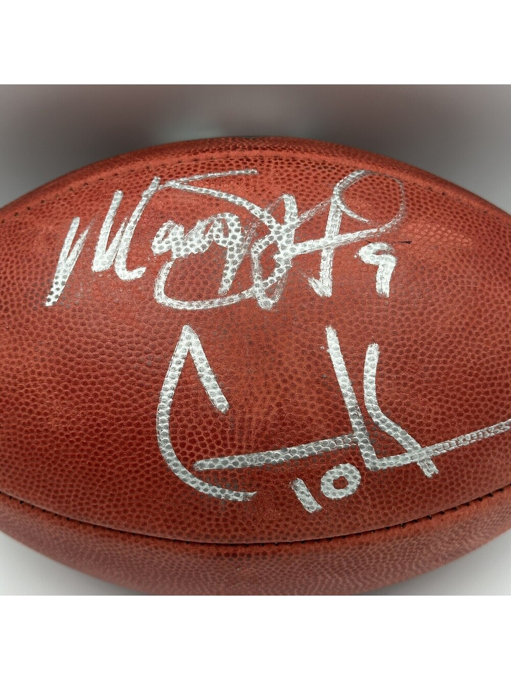 Cooper Kupp & Matthew Stafford Signed Wilson NFL The Duke Football Fanatics Rams